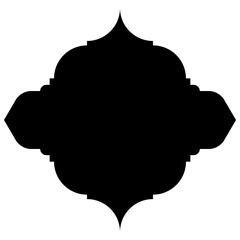 Islamic Label Emblem Shape Glyph Pictogram symbol visual illustration