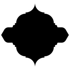 Islamic Label Emblem Shape Glyph Pictogram symbol visual illustration
