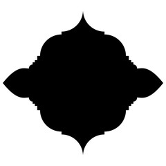 Islamic Label Emblem Shape Glyph Pictogram symbol visual illustration