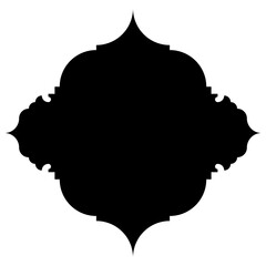 Islamic Label Emblem Shape Glyph Pictogram symbol visual illustration