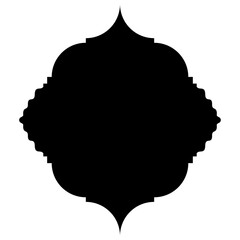 Islamic Label Emblem Shape Glyph Pictogram symbol visual illustration