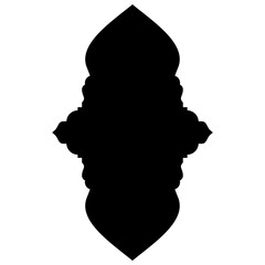Islamic Label Emblem Shape Glyph Pictogram symbol visual illustration