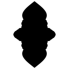 Islamic Label Emblem Shape Glyph Pictogram symbol visual illustration