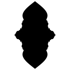 Islamic Label Emblem Shape Glyph Pictogram symbol visual illustration