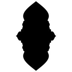 Islamic Label Emblem Shape Glyph Pictogram symbol visual illustration