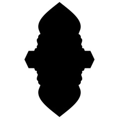 Islamic Label Emblem Shape Glyph Pictogram symbol visual illustration