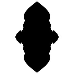 Islamic Label Emblem Shape Glyph Pictogram symbol visual illustration