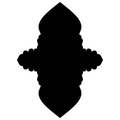 Islamic Label Emblem Shape Glyph Pictogram symbol visual illustration