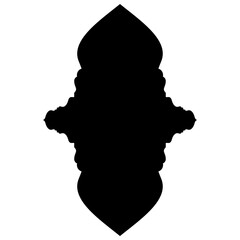 Islamic Label Emblem Shape Glyph Pictogram symbol visual illustration