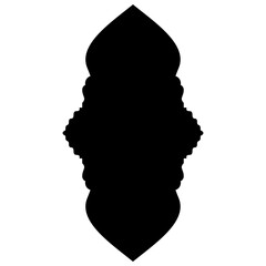 Islamic Label Emblem Shape Glyph Pictogram symbol visual illustration