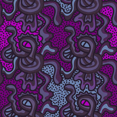 Nature's whispers: embrace the earthy elegance of abstract surreal pattern