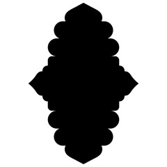 Islamic Label Emblem Shape Glyph Pictogram symbol visual illustration