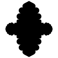 Islamic Label Emblem Shape Glyph Pictogram symbol visual illustration