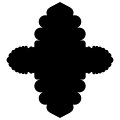 Islamic Label Emblem Shape Glyph Pictogram symbol visual illustration