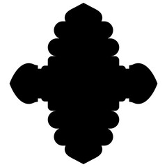 Islamic Label Emblem Shape Glyph Pictogram symbol visual illustration