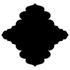 Islamic Label Emblem Shape Glyph Pictogram symbol visual illustration