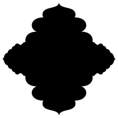 Islamic Label Emblem Shape Glyph Pictogram symbol visual illustration