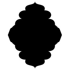 Islamic Label Emblem Shape Glyph Pictogram symbol visual illustration