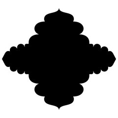 Islamic Label Emblem Shape Glyph Pictogram symbol visual illustration