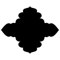 Islamic Label Emblem Shape Glyph Pictogram symbol visual illustration