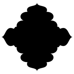 Islamic Label Emblem Shape Glyph Pictogram symbol visual illustration