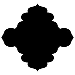 Islamic Label Emblem Shape Glyph Pictogram symbol visual illustration