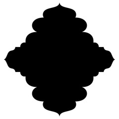 Islamic Label Emblem Shape Glyph Pictogram symbol visual illustration