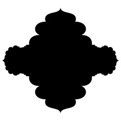 Islamic Label Emblem Shape Glyph Pictogram symbol visual illustration