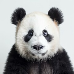 b'Close-up of a panda bear'