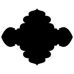 Islamic Label Emblem Shape Glyph Pictogram symbol visual illustration
