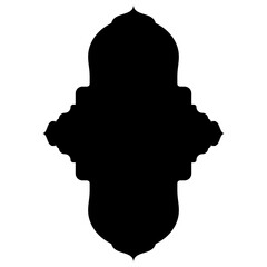 Islamic Label Emblem Shape Glyph Pictogram symbol visual illustration