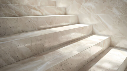 marble staircase - obrazy, fototapety, plakaty