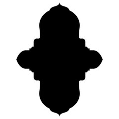 Islamic Label Emblem Shape Glyph Pictogram symbol visual illustration