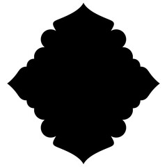 Islamic Label Emblem Shape Glyph Pictogram symbol visual illustration