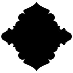 Islamic Label Emblem Shape Glyph Pictogram symbol visual illustration