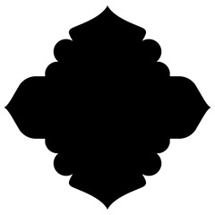 Islamic Label Emblem Shape Glyph Pictogram symbol visual illustration