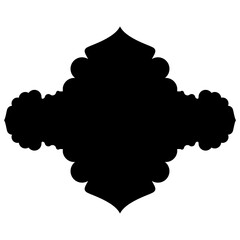 Islamic Label Emblem Shape Glyph Pictogram symbol visual illustration