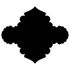 Islamic Label Emblem Shape Glyph Pictogram symbol visual illustration