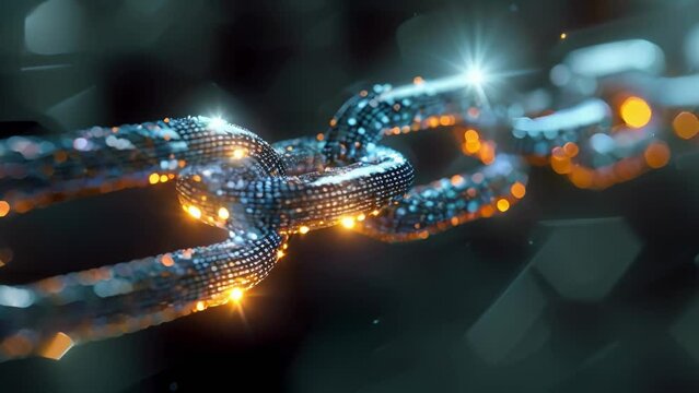 Blockchain integration leads to decentralized secure transactions with increased adoption. Concept Blockchain Technology, Decentralized Transactions, Secure Transactions, Increased Adoption