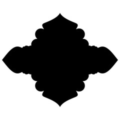 Islamic Label Emblem Shape Glyph Pictogram symbol visual illustration