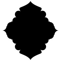 Islamic Label Emblem Shape Glyph Pictogram symbol visual illustration