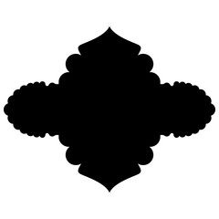 Islamic Label Emblem Shape Glyph Pictogram symbol visual illustration