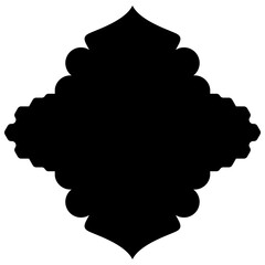 Islamic Label Emblem Shape Glyph Pictogram symbol visual illustration