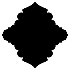 Islamic Label Emblem Shape Glyph Pictogram symbol visual illustration