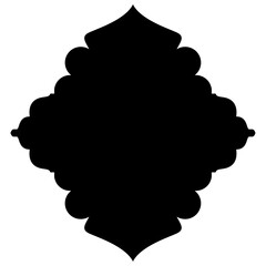 Islamic Label Emblem Shape Glyph Pictogram symbol visual illustration