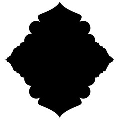 Islamic Label Emblem Shape Glyph Pictogram symbol visual illustration