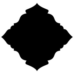 Islamic Label Emblem Shape Glyph Pictogram symbol visual illustration