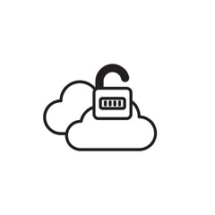 Cloud icon design with white background stock illustration