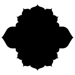 Islamic Label Emblem Shape Glyph Pictogram symbol visual illustration