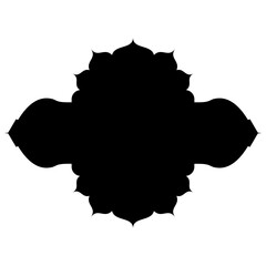 Islamic Label Emblem Shape Glyph Pictogram symbol visual illustration